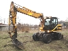 JCB JS 145 W Mobilbagger 16t Grabenräumwanne